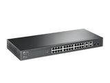 TP-Link T1500-28TC network switch Managed L2 Fast Ethernet (10/100) Black