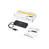 StarTech.com USB 3.0 Mini Dock - Dual Monitor USB-A Docking Station with DisplayPort 4K 60Hz Video & Gigabit Ethernet - 1ft (30cm) cable - Portable USB 3.1 Gen 1 Type-A Laptop Adapter