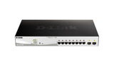 D-Link 10-Port Gigabit PoE+ Smart Managed Switch including 2 SFP Ports
