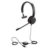 Jabra Evolve 20SE - USB-C/A, MS Mono Headset Wired Head-band Office/Call center USB Type-C / USB Type-A Bluetooth Black