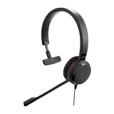 Jabra Evolve 20SE - USB-C/A, MS Mono Headset Wired Head-band Office/Call center USB Type-C / USB Type-A Bluetooth Black
