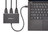 StarTech.com 3-Port Multi Monitor Adapter - USB-C to 3x HDMI Video Splitter - USB Type-C to HDMI MST Hub - Dual 4K 30Hz or Triple 1080p - Thunderbolt 3 Compatible - Windows Only