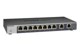 NETGEAR GS110MX Unmanaged Gigabit Ethernet (10/100/1000) Black