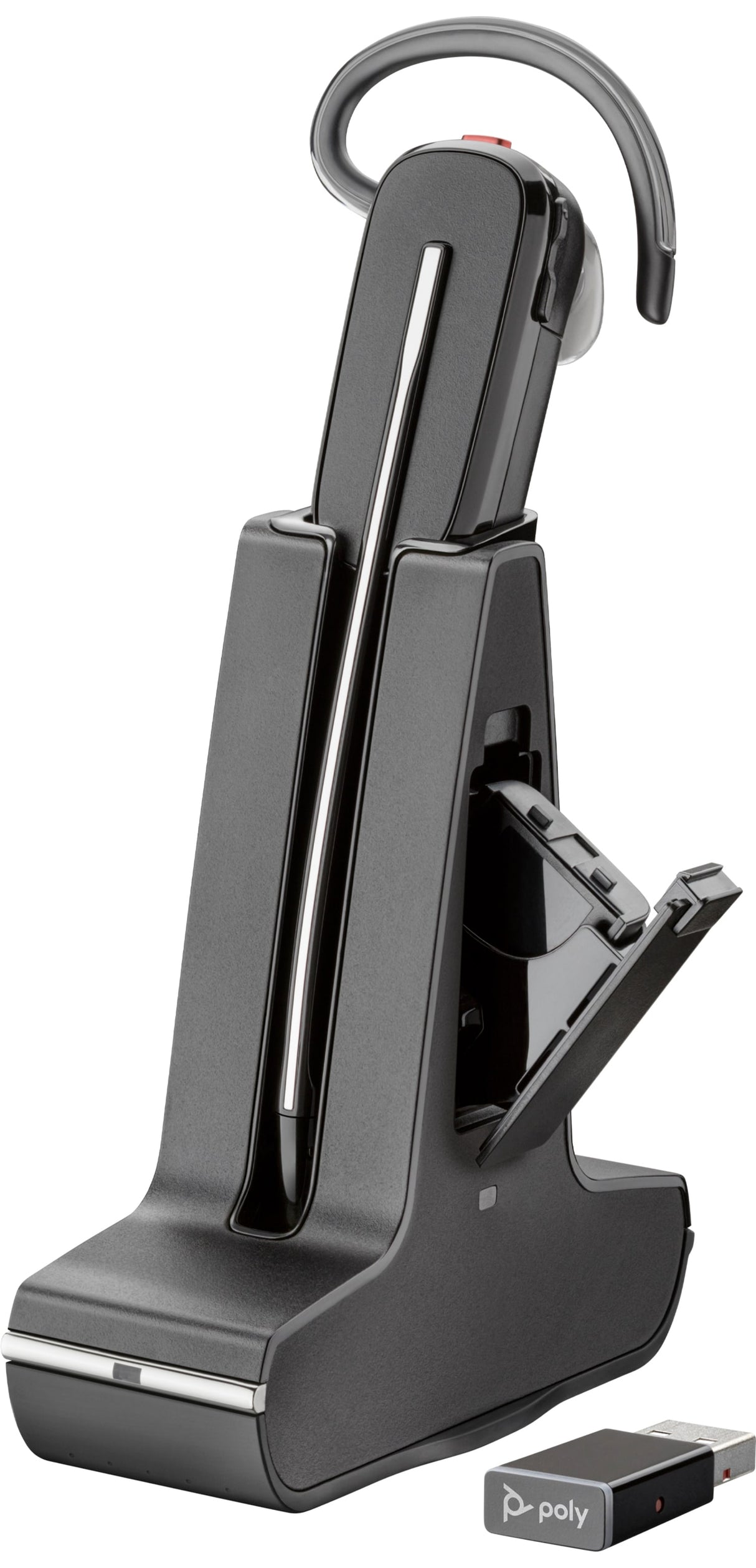 HP Poly Savi 8245 Headset Cradle and Wearing Accessories