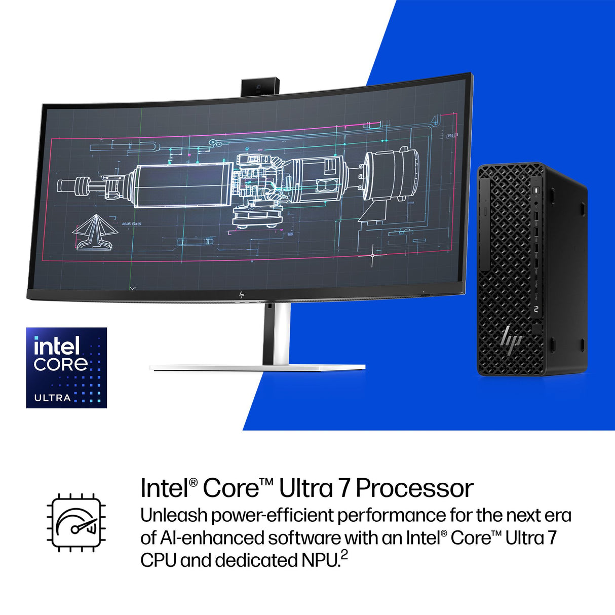 HP Z2 SFF G1i Wolf Pro Security Edition Intel Core Ultra 7 265 32 GB DDR5-SDRAM 1 TB SSD NVIDIA RTX A1000 Windows 11 Pro Workstation AI Workstation, AI PC Black