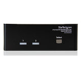 StarTech.com 2 Port Dual DVI USB KVM Switch with Audio & USB 2.0 Hub - TAA