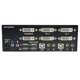StarTech.com 2 Port Dual DVI USB KVM Switch with Audio & USB 2.0 Hub - TAA