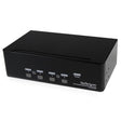 StarTech.com 4 Port Dual DVI USB KVM Switch with Audio & USB 2.0 Hub - TAA
