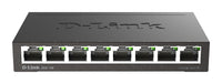 D-Link DGS-108 network switch Unmanaged L2 Gigabit Ethernet (10/100/1000) Desktop Black