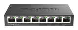 D-Link DGS-108 network switch Unmanaged L2 Gigabit Ethernet (10/100/1000) Desktop Black