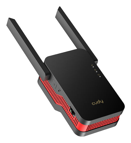 Cudy RE3000 network extender Network repeater Black, Red 10, 100, 1000 Mbit/s