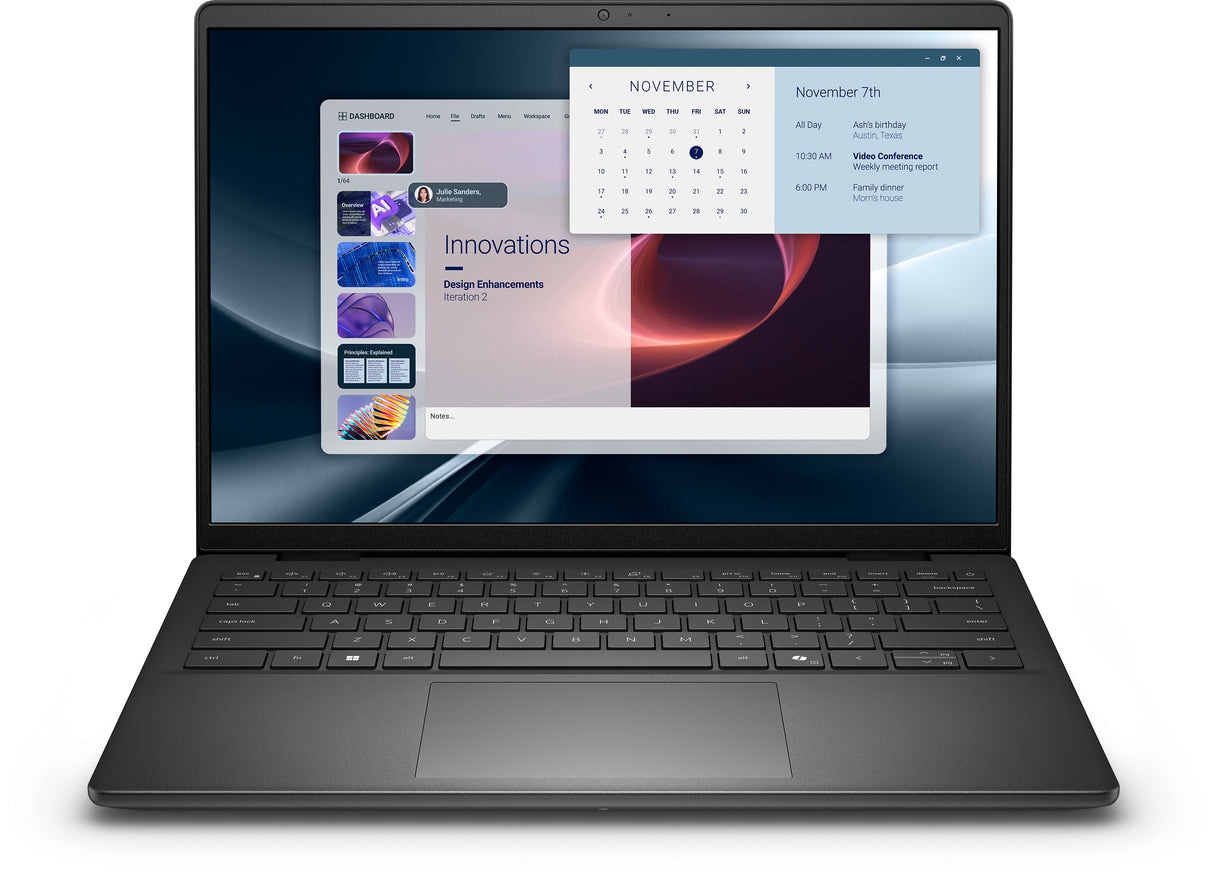 DELL Pro 14 Essential PV14255 AMD Ryzen™ 5 220 Laptop 35.6 cm (14") Full HD+ 8 GB DDR5-SDRAM 512 GB SSD Wi-Fi 6 (802.11ax) Windows 11 Pro Black US English