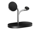 Samsung GP-PWU024WIABW mobile device charger Headset, Smartphone, Smartwatch Black, Silver USB Wireless charging Indoor