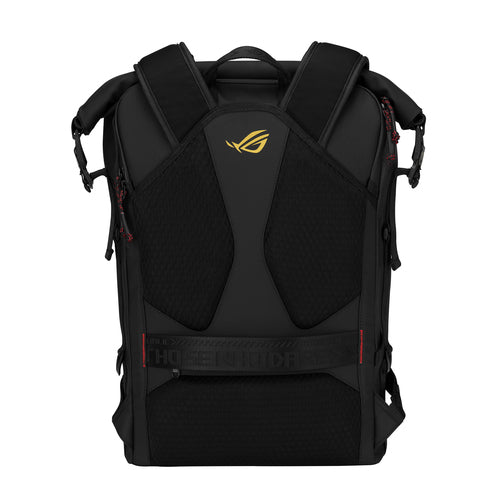 ASUS ROG SLASH Edition 20 backpack Roll top backpack Black Polyester, PU leather