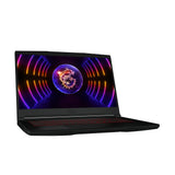 MSI Gaming Thin GF63 12UCX-458CA Intel® Core™ i5 i5-12450H Laptop 39.6 cm (15.6") Full HD 8 GB DDR4-SDRAM 512 GB SSD NVIDIA GeForce RTX 2050 Wi-Fi 6 (802.11ax) Windows 11 Home Black