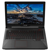 ASUS FX503VD-Q72S-CB laptop Intel® Core™ i7 i7-7700HQ 39.6 cm (15.6") Full HD 12 GB DDR4-SDRAM 1.25 TB HDD+SSD NVIDIA® GeForce® GTX 1050 Wi-Fi 5 (802.11ac) Windows 10 Home Black