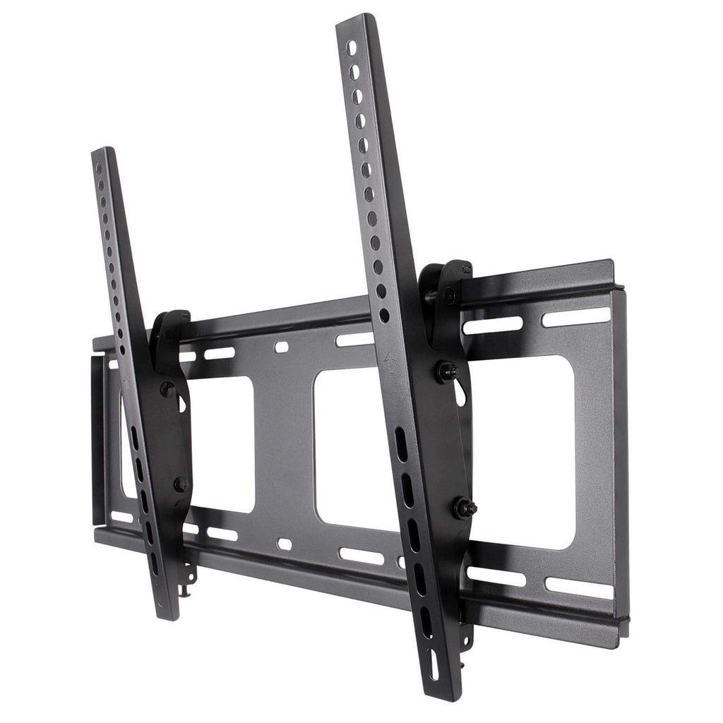 Manhattan Wall Mount for TV & Monitors (Tiltable), For screens 37" to 65", VESA compatibility: all between 200x200mm to 600x400mm - check the dimensions of the four mounting holes on back of screen to ensure it fits, Max 80kg, Black, Bracket