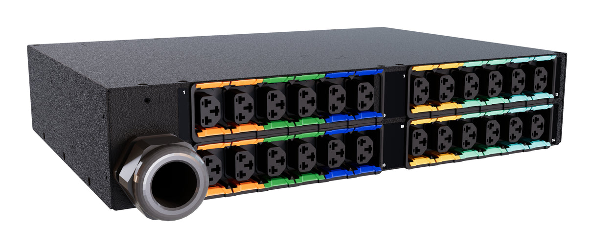 Vertiv PowerIT rack power distribution unit, 43.4kW, 3P+N+E (IP44) plug, TAA Compliance, RoHS, China RoHS, UL/CE dual listed