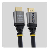 StarTech.com 25ft (7.6m) Premium Certified High Speed HDMI Cable, 4K 60Hz/1440p 144Hz, HDMI 2.0 Cable with HDR10/ARC, 18Gbps, 4K HDMI Cord for Monitor/TV/Display, High-Flex TPE Jacket
