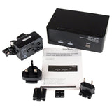 StarTech.com 2 Port DVI VGA Dual Monitor KVM Switch USB with Audio & USB 2.0 Hub - TAA