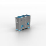 Lindy USB Port Blocker (without key) - Pack of 10, Colour Code: Blue