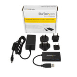 StarTech.com 4 Port USB 3.0 Hub - USB Type-A Hub with 1x USB-C & 3x USB-A (SuperSpeed 5Gbps) - USB Bus or Self-Powered - Portable USB 3.1/3.2 Gen 1 BC 1.2 Charging Hub w/ Power Adapter~4 Port USB 3.0 Hub - USB Type-A Hub with 1x USB-C & 3x USB-A...