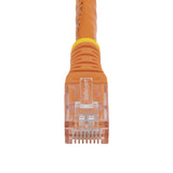 StarTech.com 100ft CAT6 Ethernet Cable - Orange CAT 6 Gigabit Ethernet Wire -250MHz 100W PoE RJ45 UTP Molded Network/Patch Cord w/Strain Relief/ Individually Tested