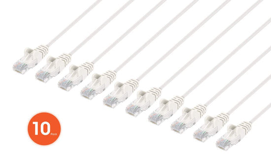Intellinet 744577 networking cable White 0.3 m Cat6 U/UTP (UTP)