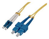 Intellinet 760799 InfiniBand/fibre optic cable 10 m LC SC SMF Yellow
