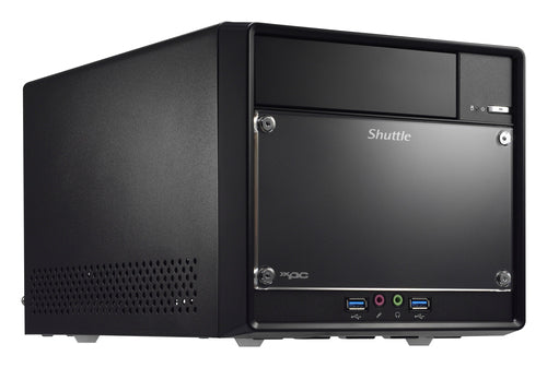 Shuttle XPC cube Barebone SH610R4 - S1700, Intel H610, 1x PCIe X16, 1x PCIe X1, 1x LAN,1x HDMI, 2x DP, 1x VGA 2x 3.5" HDD bays