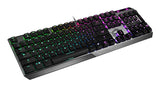 MSI VIGOR GK50 LOW PROFILE Mechanical Gaming Keyboard 'UK-Layout, KAILH Low-Profile Switches, Multi-Layer RGB LED Backlit, Tactile, Floating Key Design'