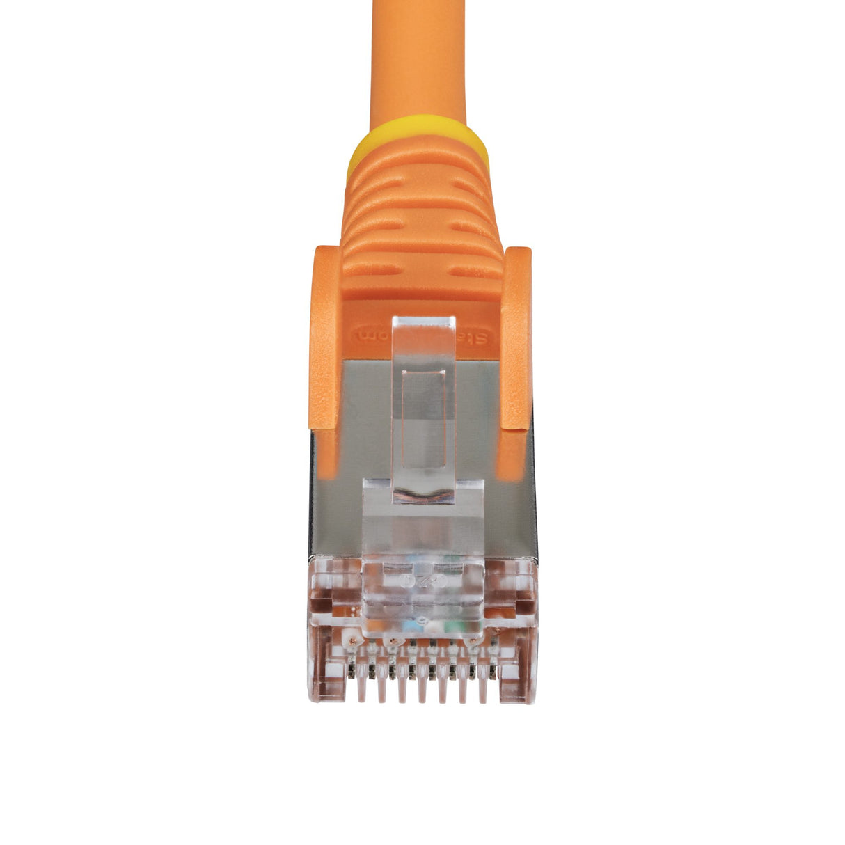StarTech.com 10ft Orange CAT6a Ethernet Cable, Snagless RJ45, 10GbE, 100W PoE++, S/FTP, LSZH, 27AWG Pure Bare Copper Wire, 500MHz, Shielded Network Patch Cord w/Strain Reliefs, Individually Tested/ETL Verified