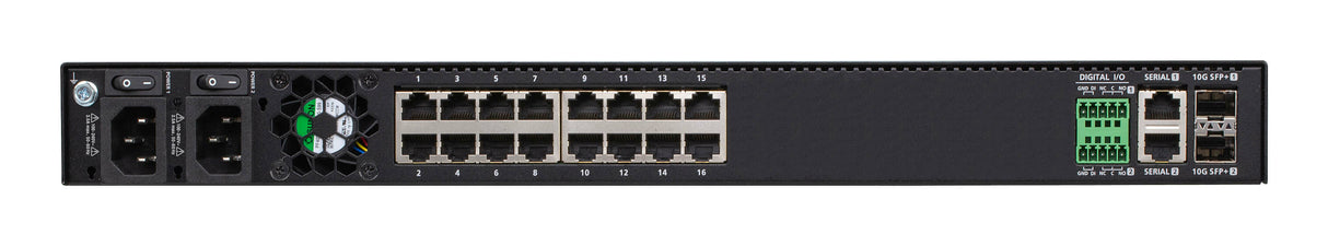 ATEN KG0016 KVM switch Rack mounting Black