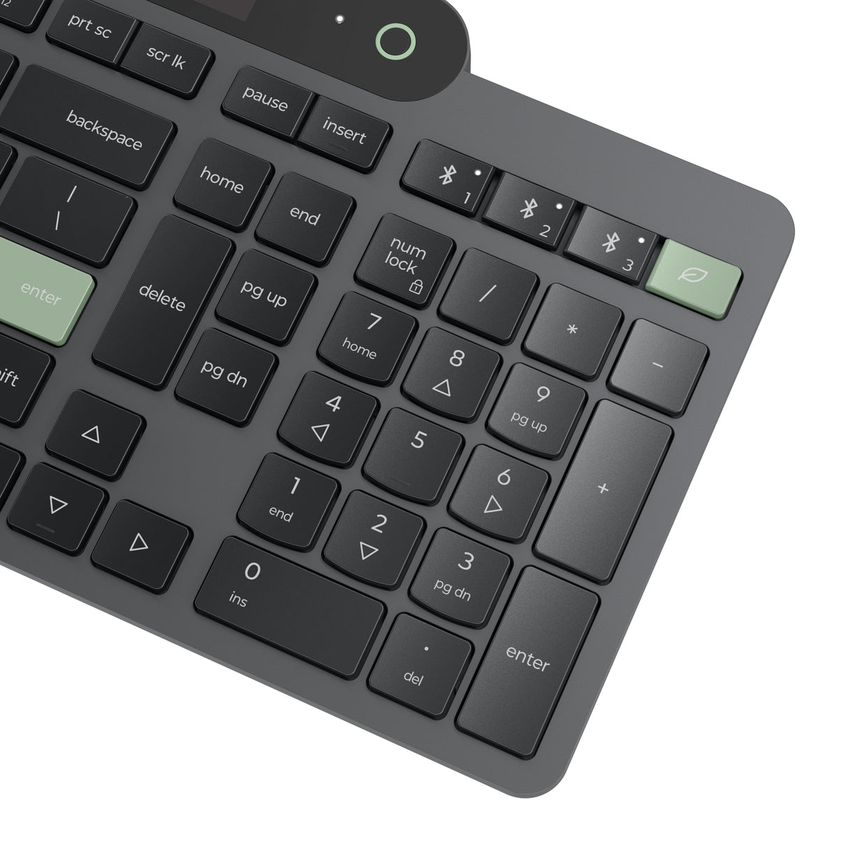 Lenovo 4Y41R69498 keyboard Home/Office Bluetooth Canadian, French Black, Green