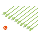 Intellinet 744645 networking cable Light Green 3 m Cat6 U/UTP (UTP)