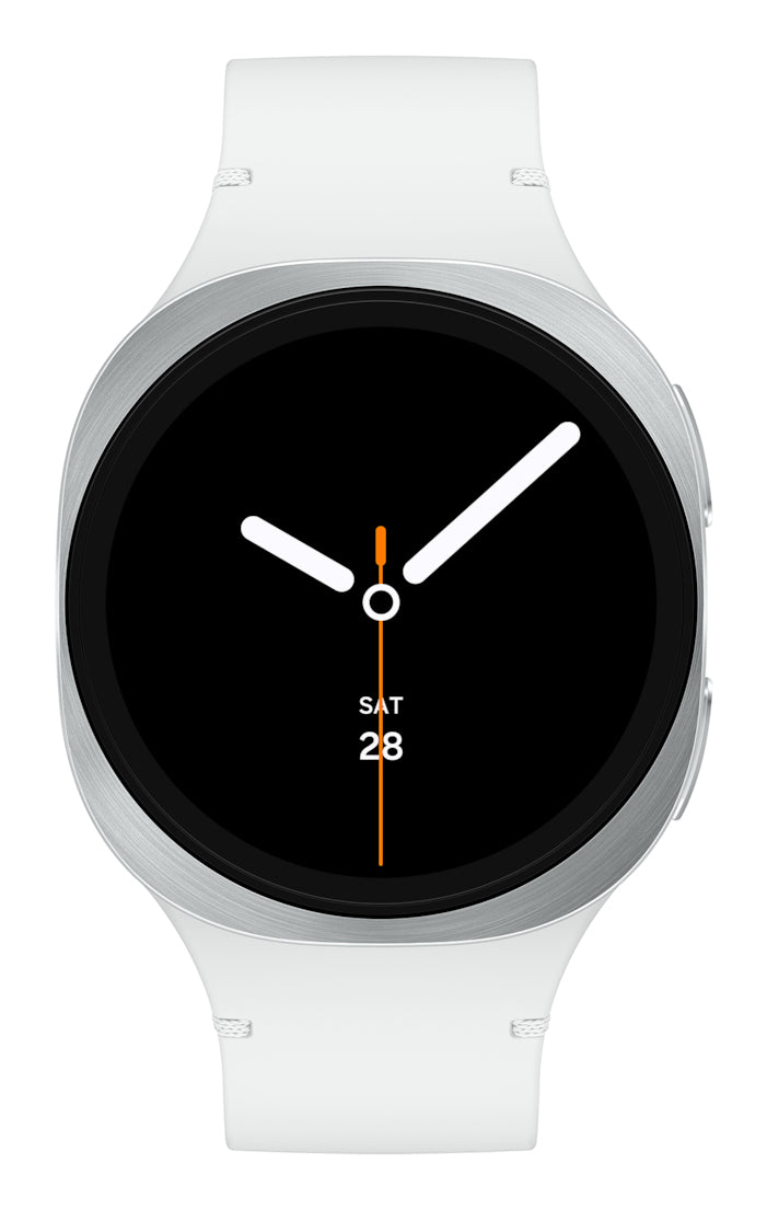 Samsung Galaxy Watch8 3.3 cm (1.3") AMOLED 40 mm Digital 438 x 438 pixels Touchscreen 4G Silver Wi-Fi GPS (satellite)