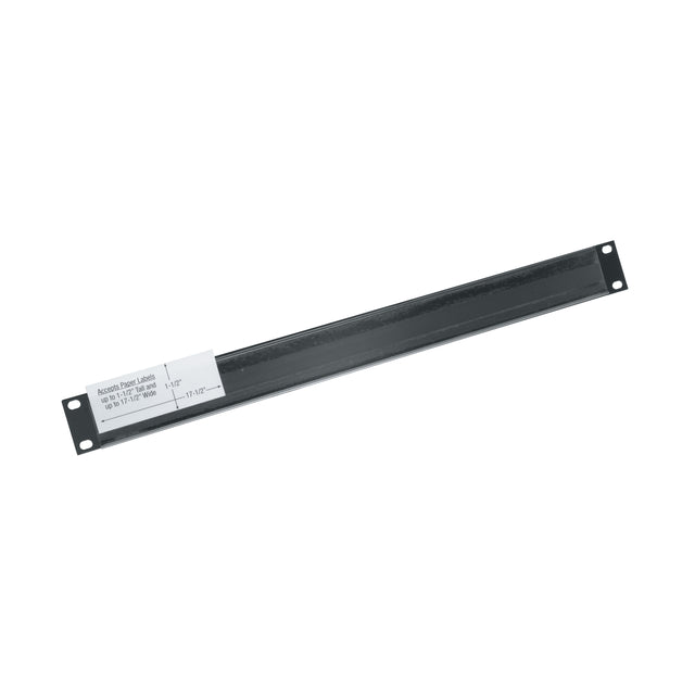Middle Atlantic 1 RU Flanged Blank Rack Panel, Aluminum with ID Strip