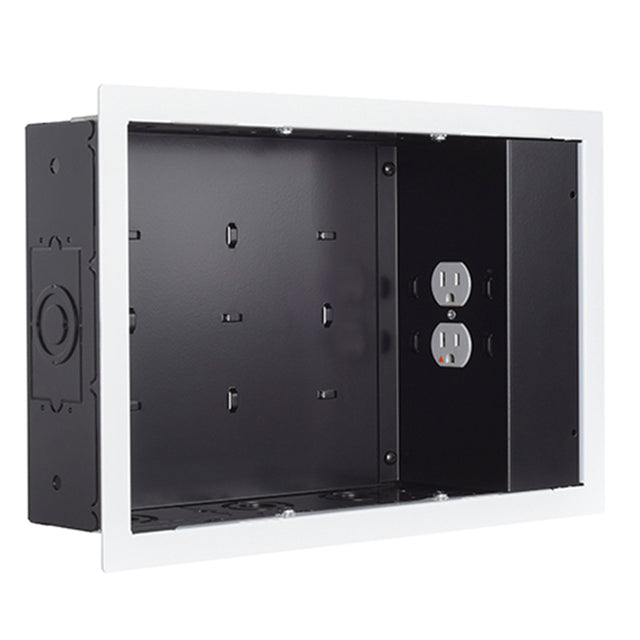 Chief Proximity® In-wall Storage Box with 2 Receptacle Filter & Surge-PAC525FWP2