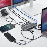StarTech.com 10-in-1 USB-C to Dual-DisplayPort Multiport Adapter, 100W Power Delivery Charging, 2x 4K 60Hz, 5-Port 5Gbps Hub, Gigabit Ethernet, Type-C Mini Dock