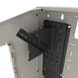Middle Atlantic VWM Series Back Pan for Split Door, 42" High x 16" Deep - Black