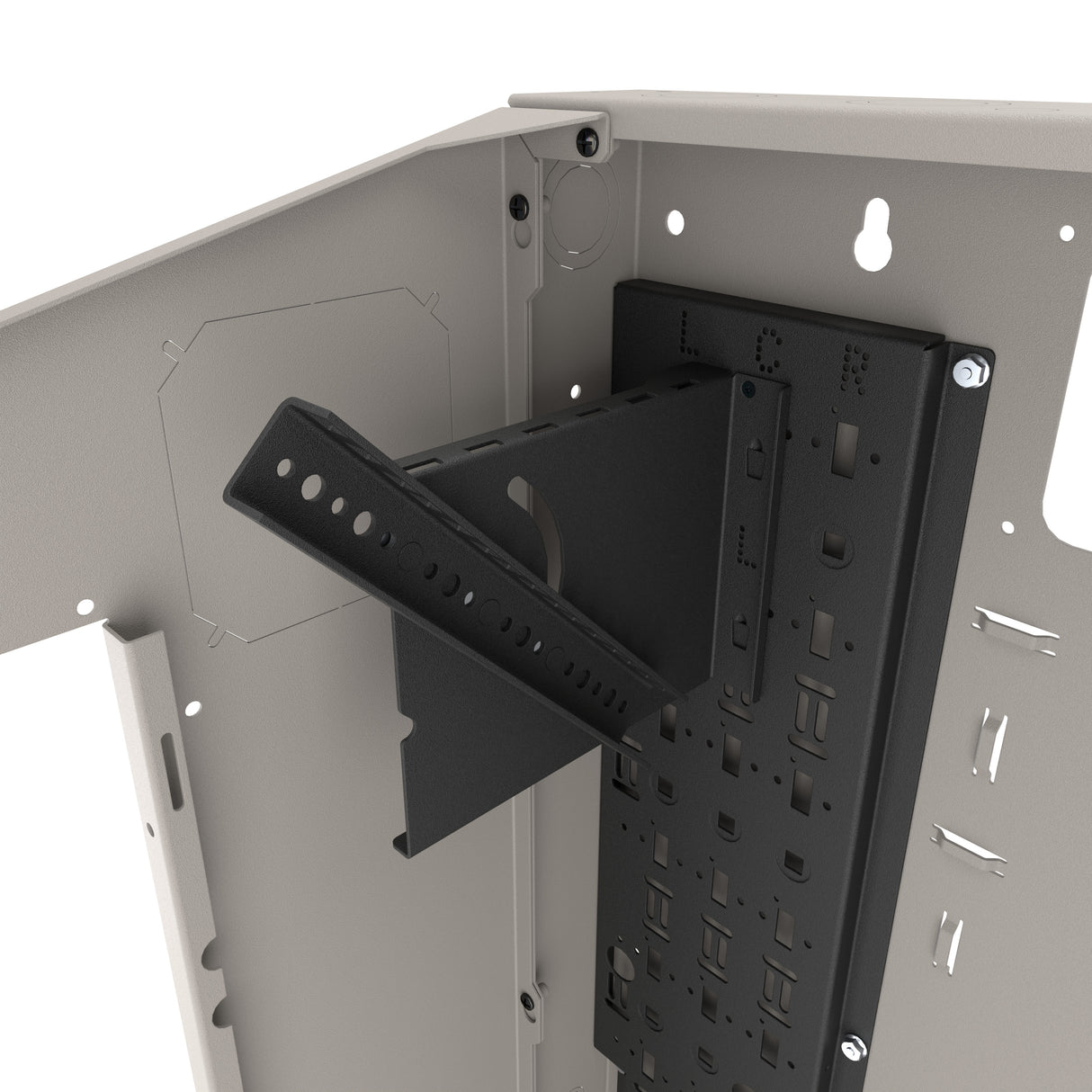 Middle Atlantic VWM Series Back Pan for Split Door, 42" High x 16" Deep - White