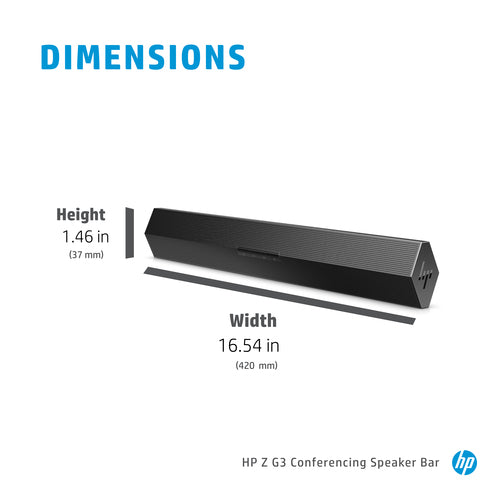 HP Z G3 Conferencing Speaker Bar