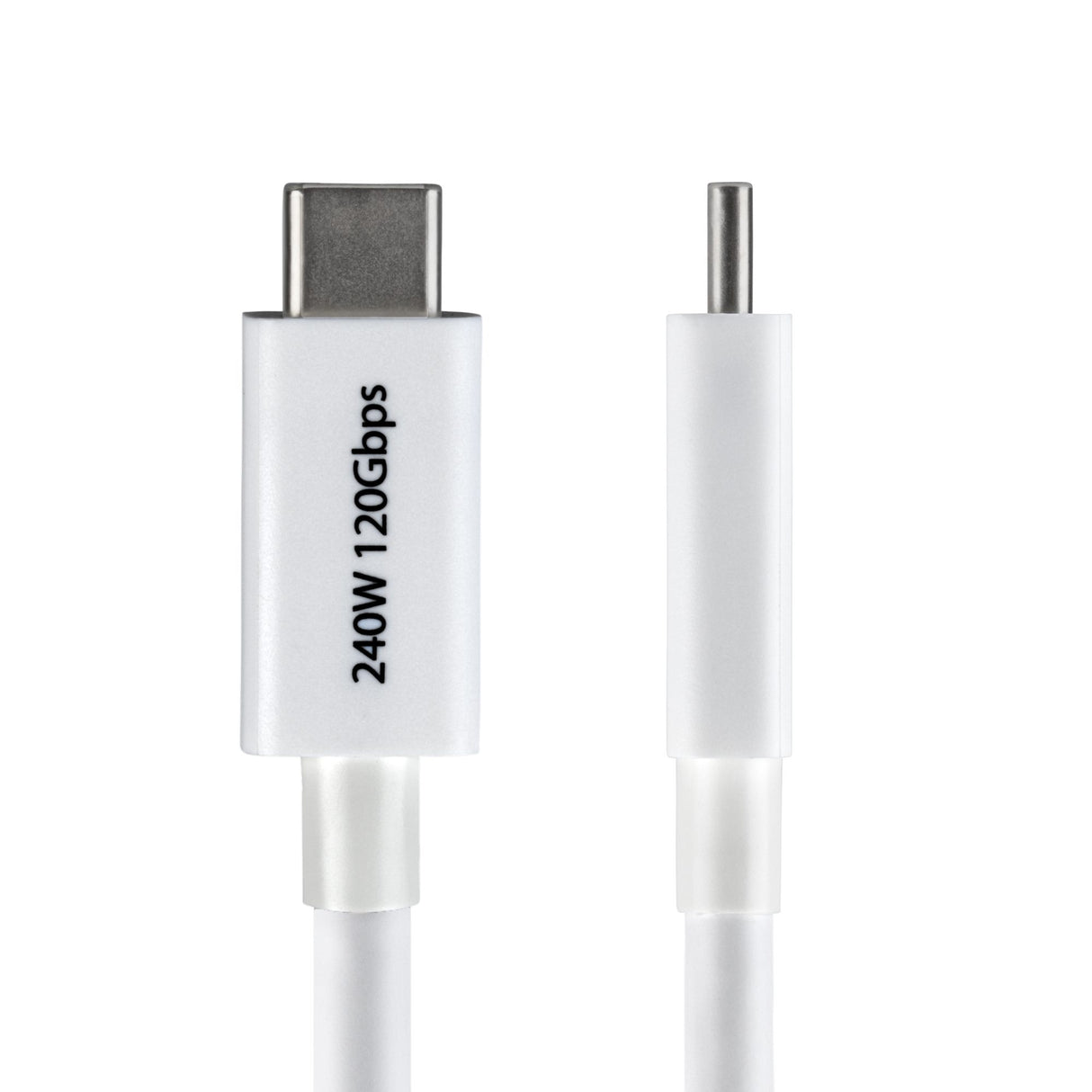 StarTech.com 3ft (1m) Thunderbolt 5 Cable, 80Gbps/Up to 120Gbps, 240W PD, 8K 60Hz, Certified Thunderbolt Cable, Compatible w/Thunderbolt 4/USB4/USB-C - White