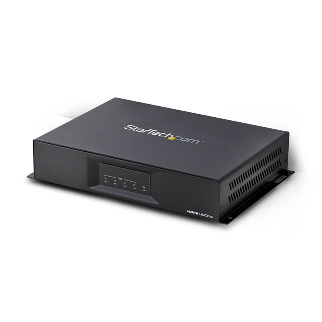 StarTech.com 2x2 HDMI Video Wall Controller - 4K 60Hz HDMI 2.0 Video Input to 4x 1080p Output - Video Wall Processor for Multi Screen Display - Video Wall Splitter - RS232/Ethernet Control - TAA