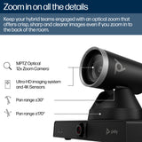 HP Poly Studio E60 Smart Camera 4K MPTZ with 12x Optical Zoom