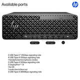 HP Z2 SFF G1i Wolf Pro Security Edition Intel Core Ultra 7 265 32 GB DDR5-SDRAM 1 TB SSD NVIDIA RTX A1000 Windows 11 Pro Workstation AI Workstation, AI PC Black