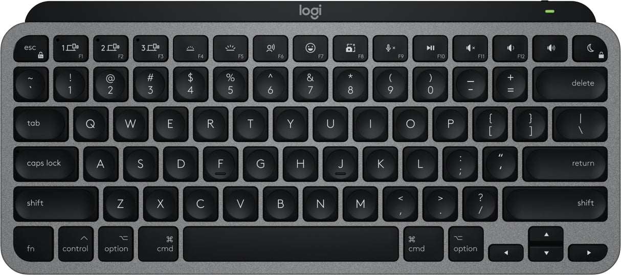 Logitech MX Keys Mini For Mac keyboard Home/Office Bluetooth QWERTY English Black, Grey