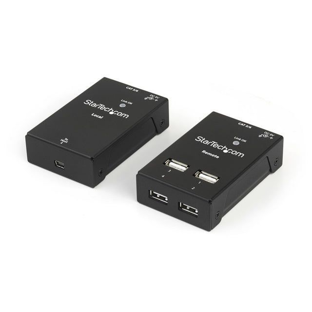 StarTech.com 4-Port USB 2.0-Over-Cat5-or-Cat6 Extender - 130ft (40m) - TAA