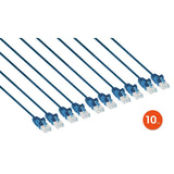 Intellinet 744553 networking cable Blue 0.3 m Cat6 U/UTP (UTP)