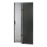 APC NetShelter SX 42U 600mm Wide Perforated Split Doors Black